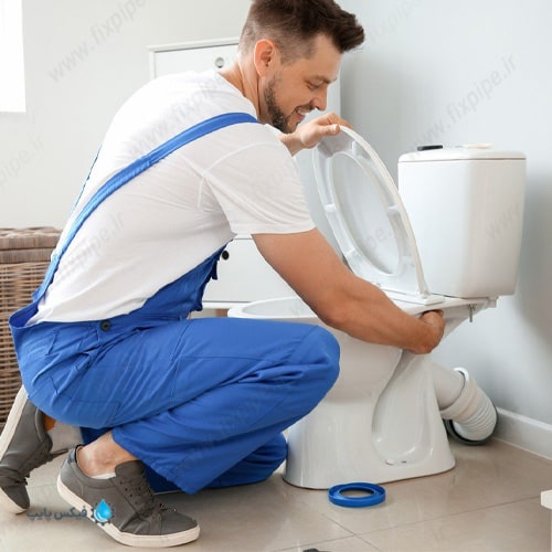 نصب توالت فرنگی در پونک