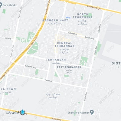 لوله کشی محدوده تهرانسر