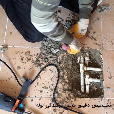 نمونه نشت یابی دقیق در تهرانسر