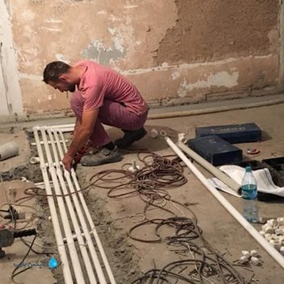 لوله کشی توکار آب