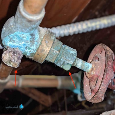 تعویض شیر فلکه چدنی