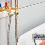 washing-machine-plumbing لوله کشی ماشین لباسشویی در تهران