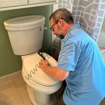 مشکل خرابی دکمه سیفون توالت فرنگی