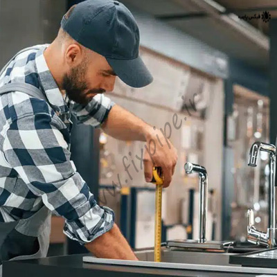 لوله کشی آجودانیه با حداقل کثیفی و تخریب