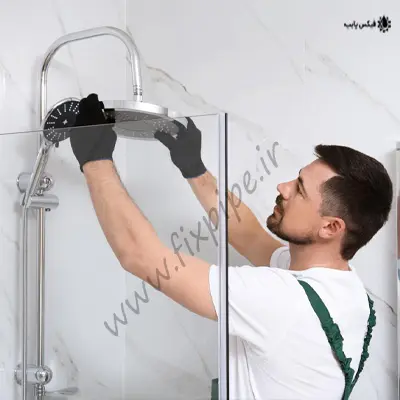 خدمات نصب شیر حمام فیکس پایپ