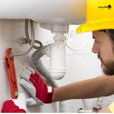 استفاده از لوله کش حرفه ای خیابان جمهوری