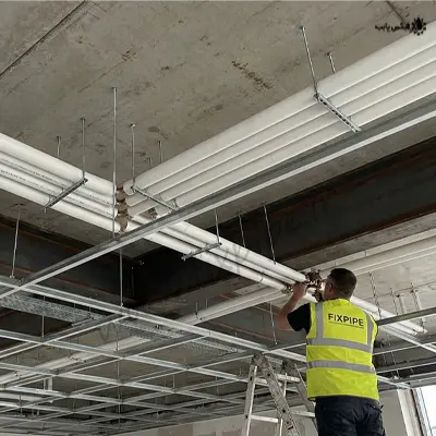 لوله کشی زیر سقفی