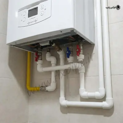 لوله کشی پکیج با لوله سفید