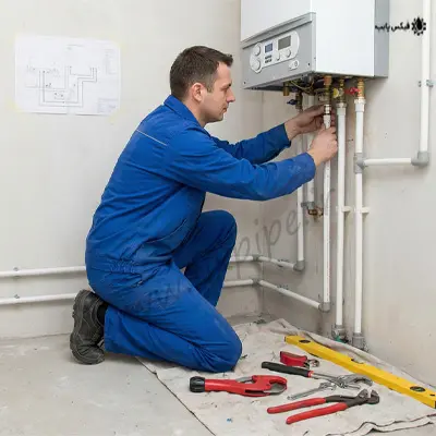 مراحل لوله کشی پکیج