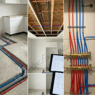 انواع روش های لوله کشی آشپزخانه