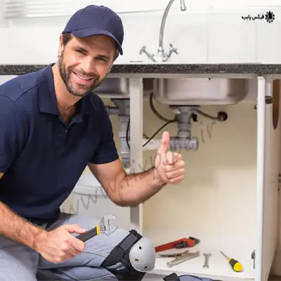 مراحل اعزام لوله کش و انجام تعمیرات در کوی بیمه